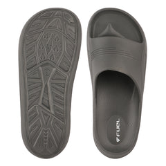 FUEL Cloud Cushioned Footbed and Lightweight Slip-On Design with Anti-Slip Sole for Men's (Grey)