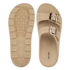 FUEL Florida Lightweight and Comfortable with Soft Cushioned Footbed & Slip-On Design for Women's (Beige)