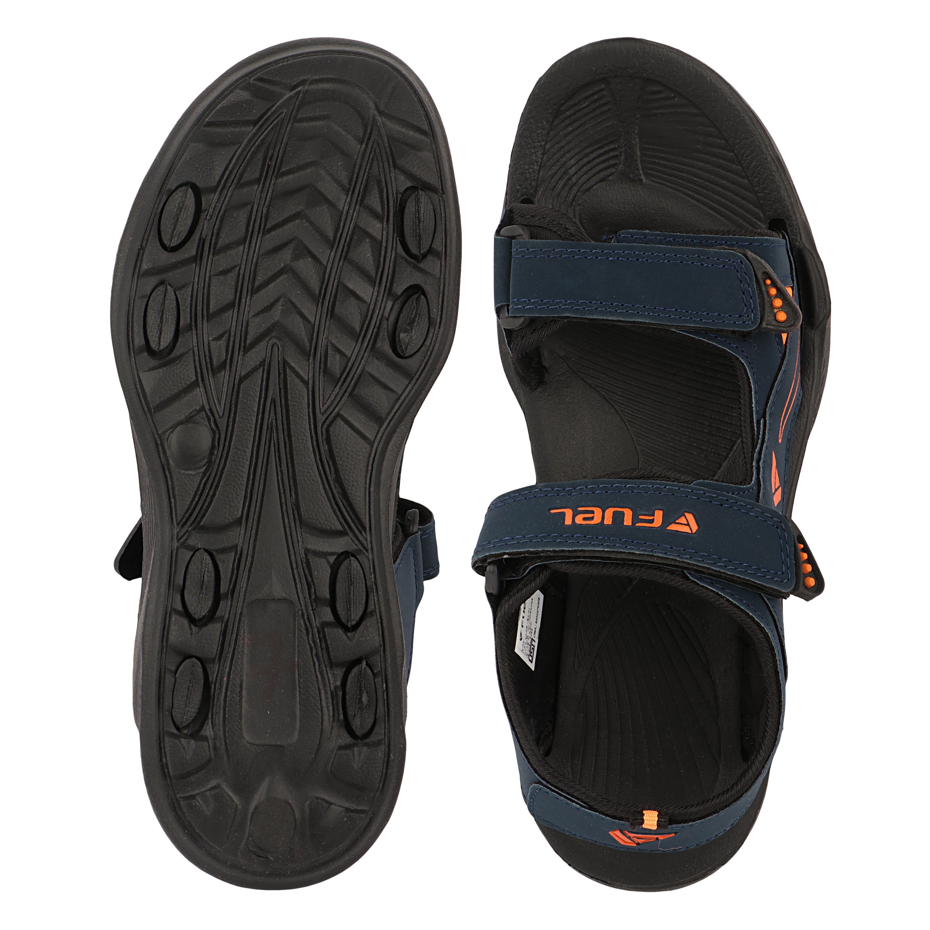FUEL SA-04 Trendy Outdoor with Soft Comfort Footbed and Casual Slip-On Sandals for Men's (Black)