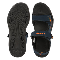 FUEL SA-04 Trendy Outdoor with Soft Comfort Footbed and Casual Slip-On Sandals for Men's (Black)
