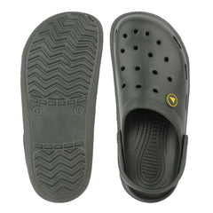 FUEL 1101 Lightweight and Comfortable Slip-On Casual Clogs with Cushioned Footbed Clogs for Men's (Olive)