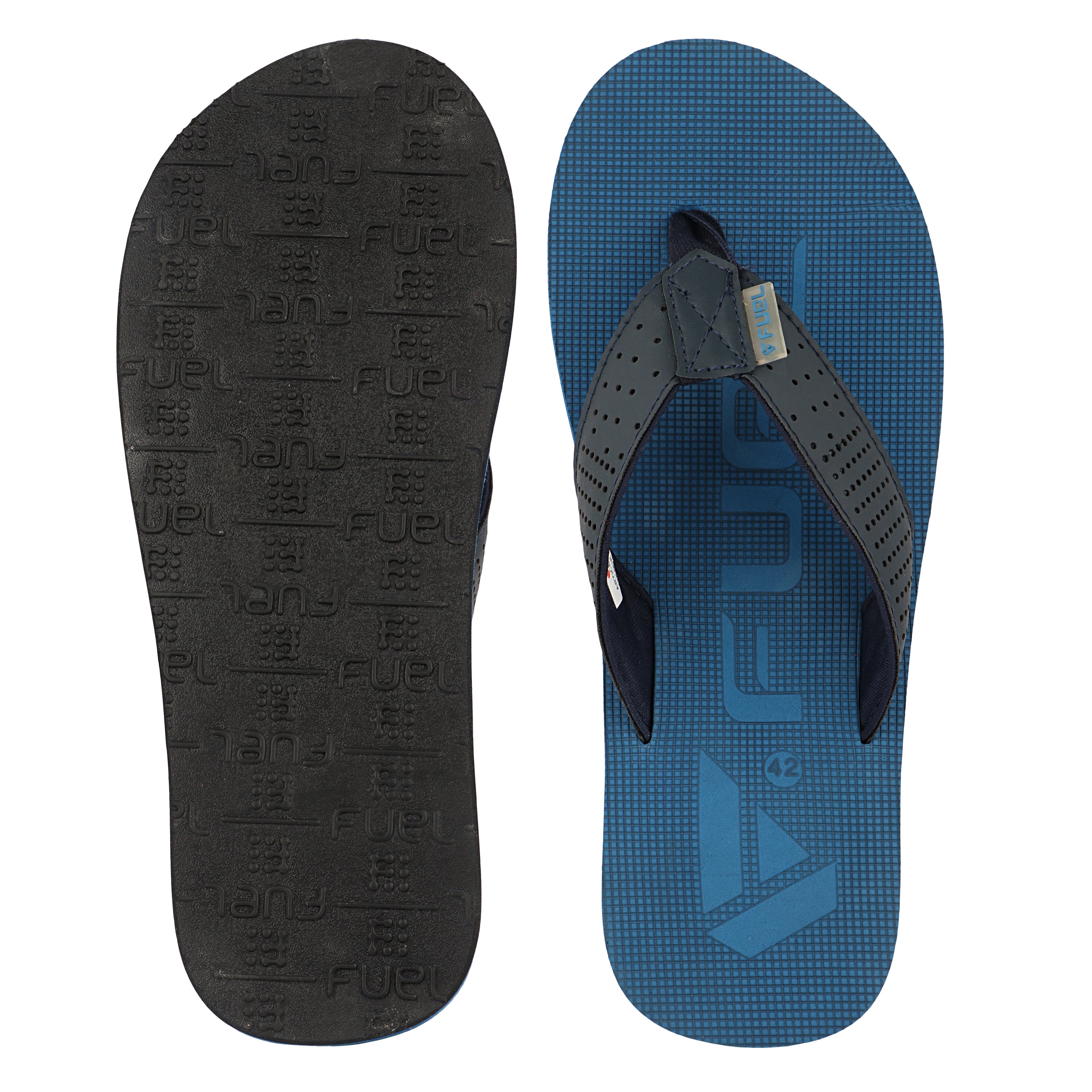 FUEL FMS-02 Comfortable & Light weight Men's Slippers (Blue)