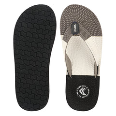 FUEL Trenzo Comfortable Slip-On Slippers with Cushioned Insole & Flexible Sole for Men's (Black)