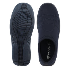 FUEL Comfort-05 Lightweight & Breathable Lycra Upper with Cushioned Footbed Casual Slip-On Shoes for Women's (Navy)