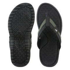 FUEL Havana Men’s Slippers | Comfortable Slip-On Slippers | Lightweight EVA + TPR Sole | Cushioned Footbed | Synthetic Casual Slippers for Daily, Home, Walking & Regular Use (Green)