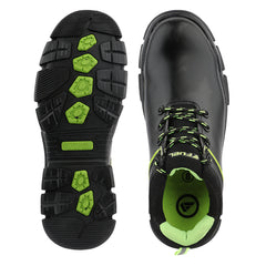 FUEL Reevon-05 ISI Mark Work Safety Shoes for Men – 200J Non-Metallic Toe Protection, Kevlar Insole, Breathable Lining & Durable Nitrile Sole