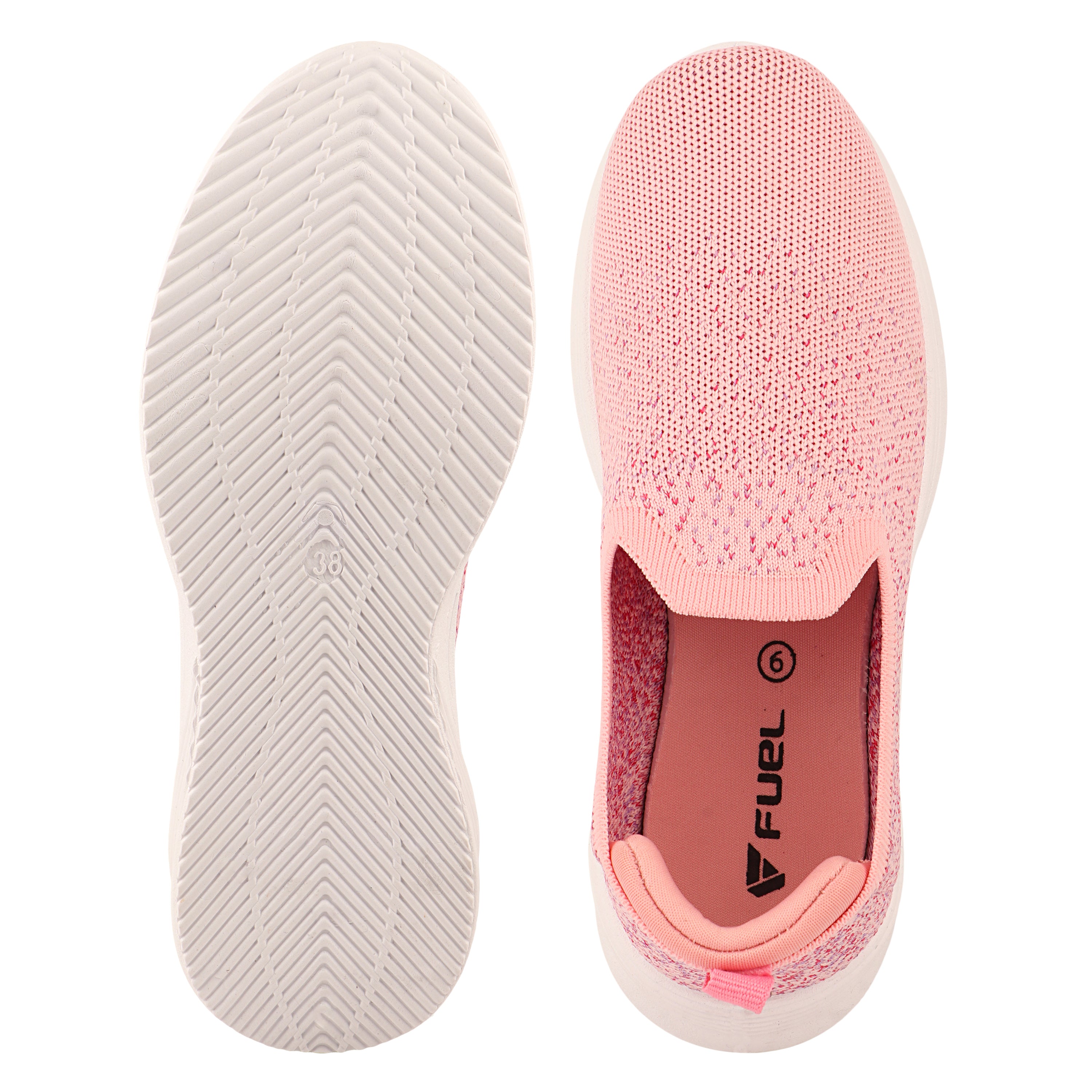 FUEL Nayasa-01 Comfortable Daily Wear Shoes for Women (Pink)