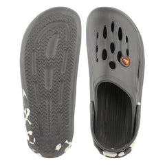 FUEL Oxygen Cushioned Comfort and Lightweight Slip-On with Anti-Slip Sole Clogs for Men's (Grey)