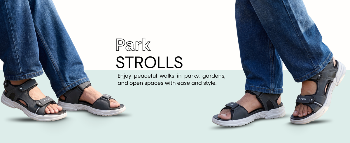 FUEL Combat-03 Sports Chunky Sandals For Men's (Grey)