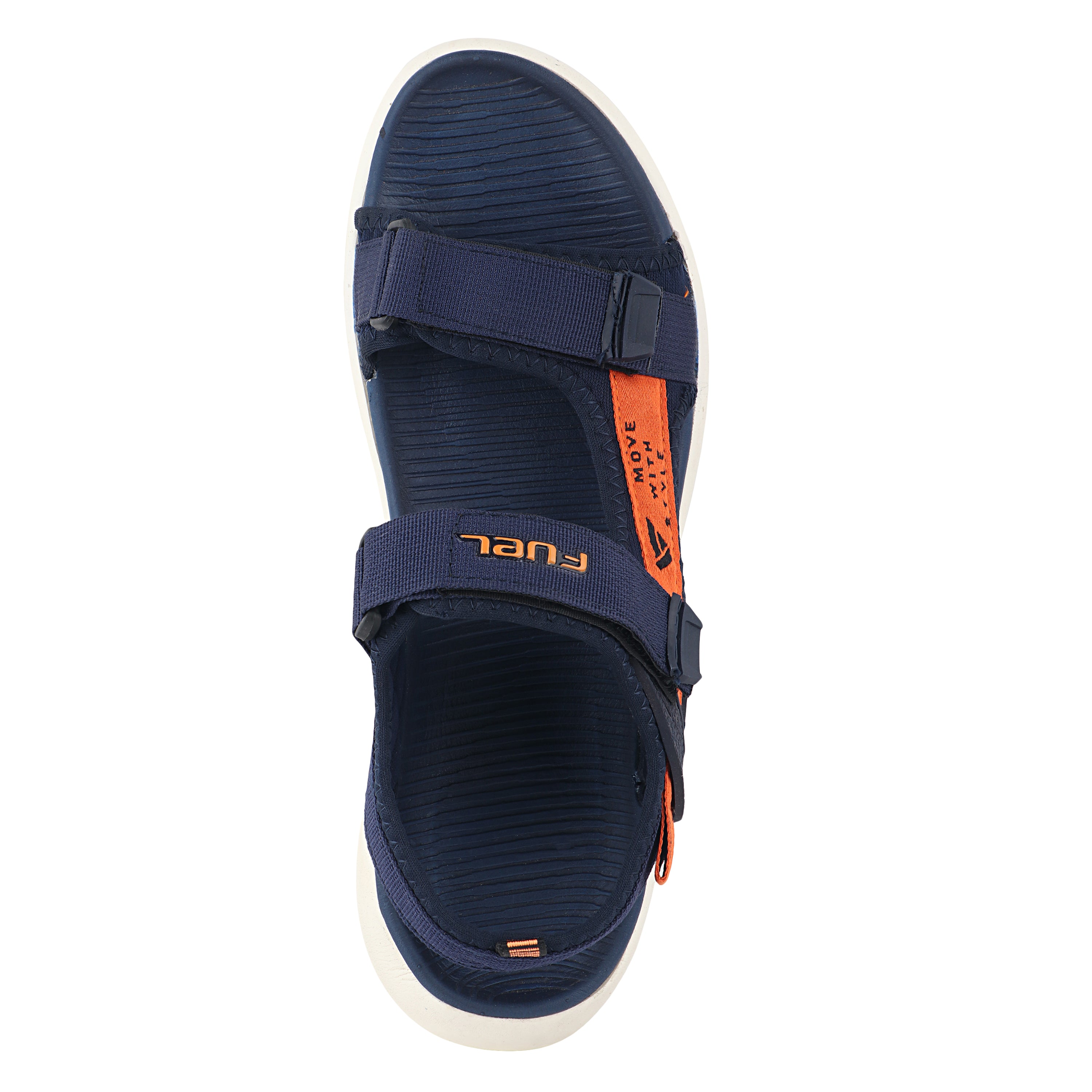 Fuel Power-02 Sandals For Men's (Navy-Orange)