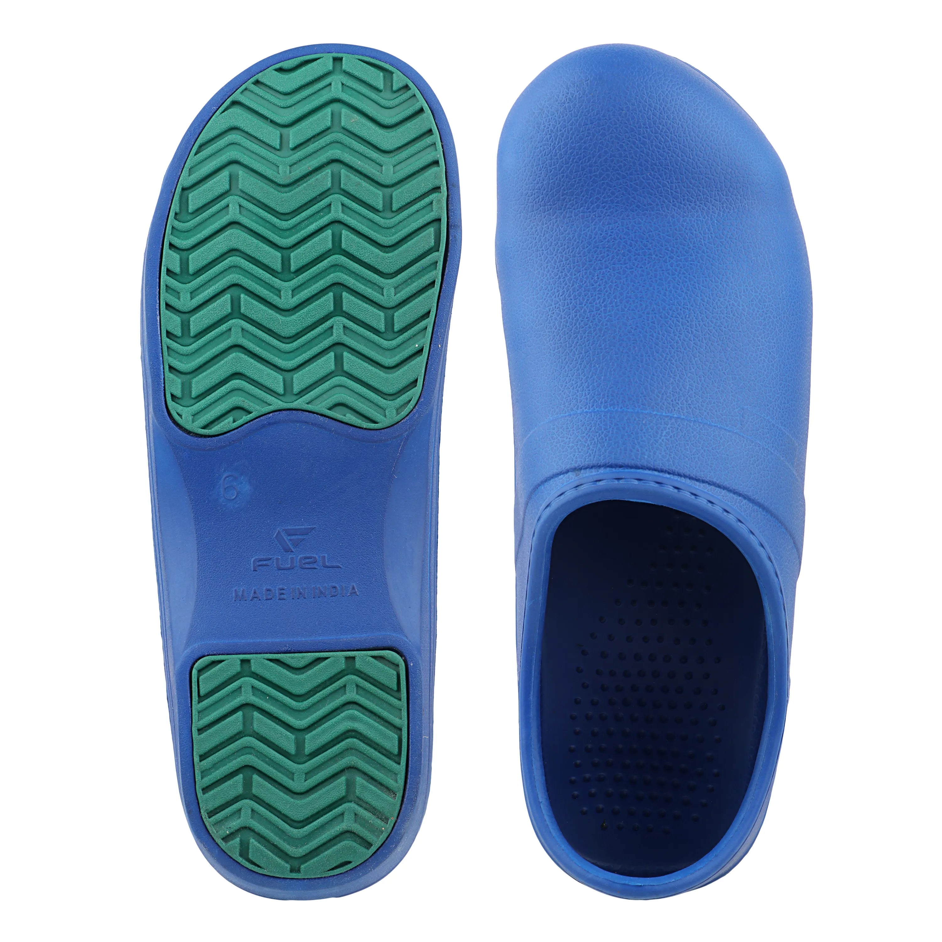 FUEL Oryon Safety Shoes for Men – Lightweight EVA Safety Footwear with Protective Toe, Comfortable Cushioned Footbed & Durable Sole for Industrial, Construction & Work Use, (Blue)
