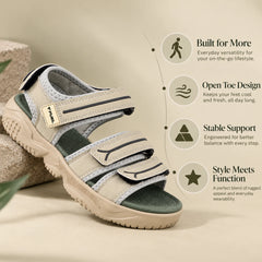 FUEL Keta Comfortable & Lightweight Sports Sandals for Men's (Olive)