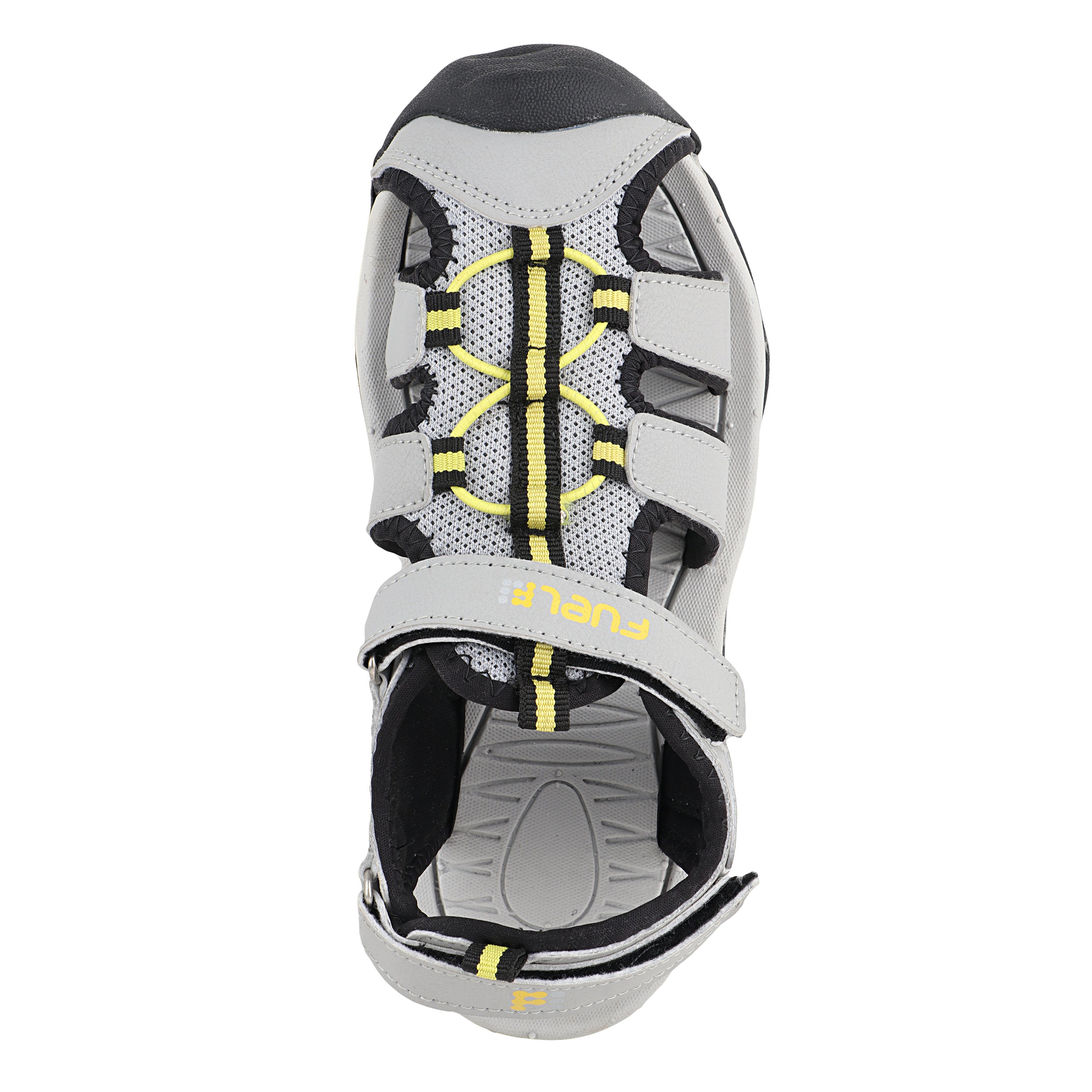 Fuel Luke Sandal For Boy's (Grey/Yellow)