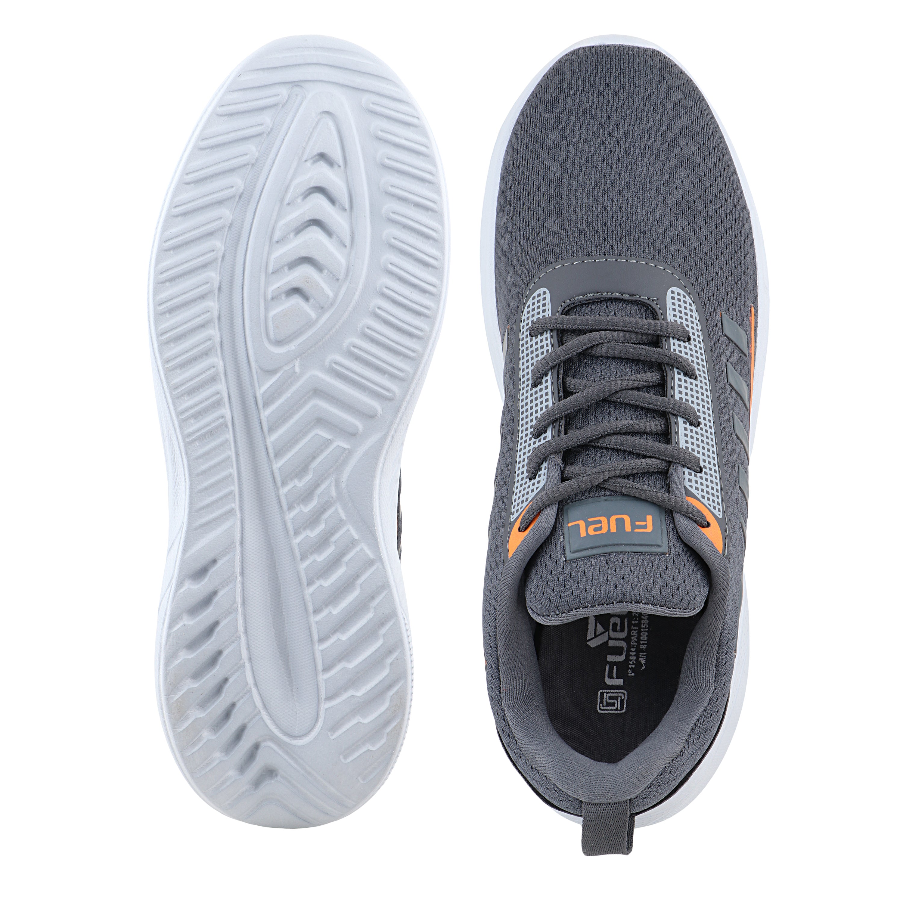 FUEL Boss Comfortable and light-weight Sports Shoes For Men (Grey)