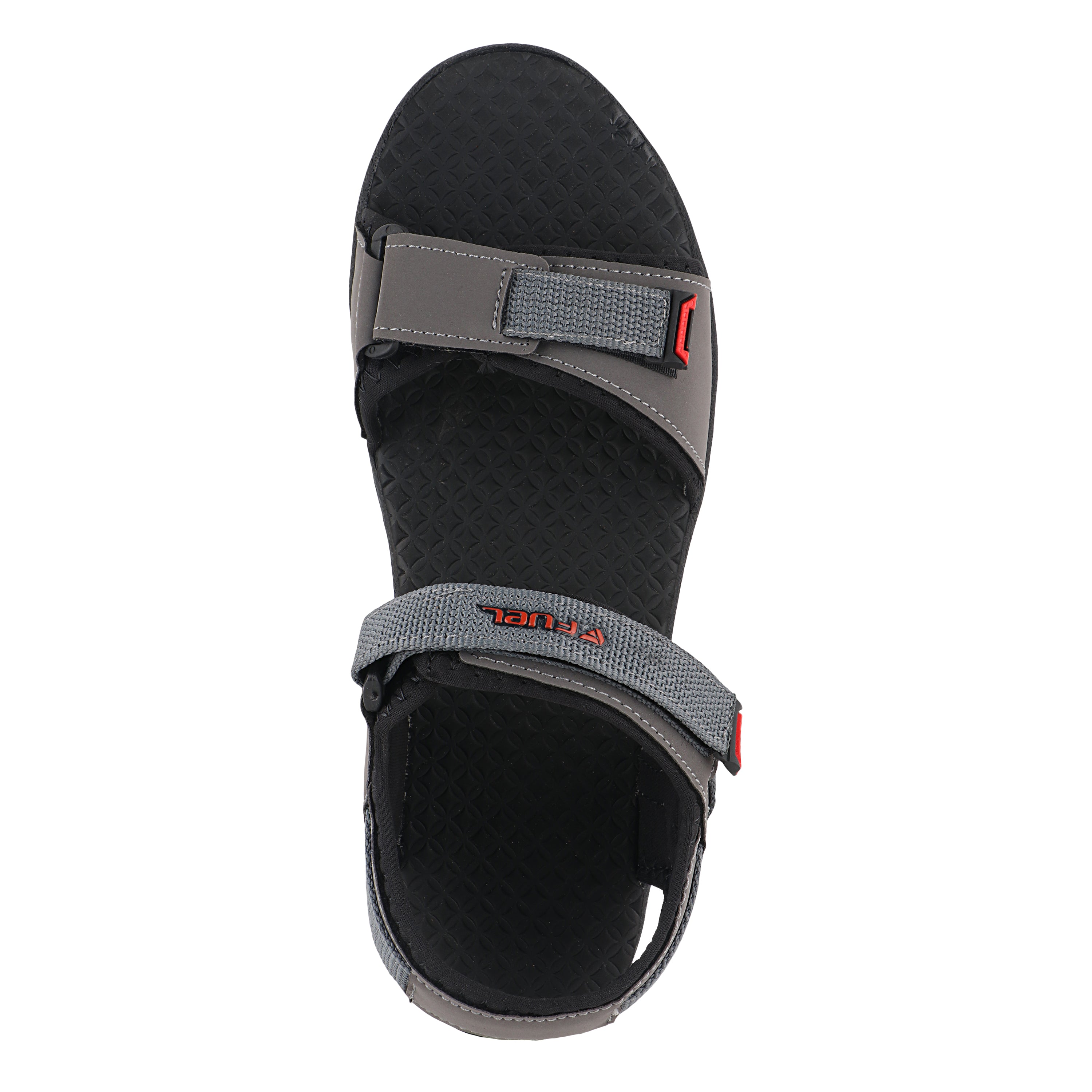 Fuel Roadster-01 Sandals For Men's (Black-Red)