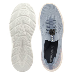 FUEL Lacy Breathable & Cushioned Footbed Running & Walking Lace-Up Sports Shoes For Women's (Blue)