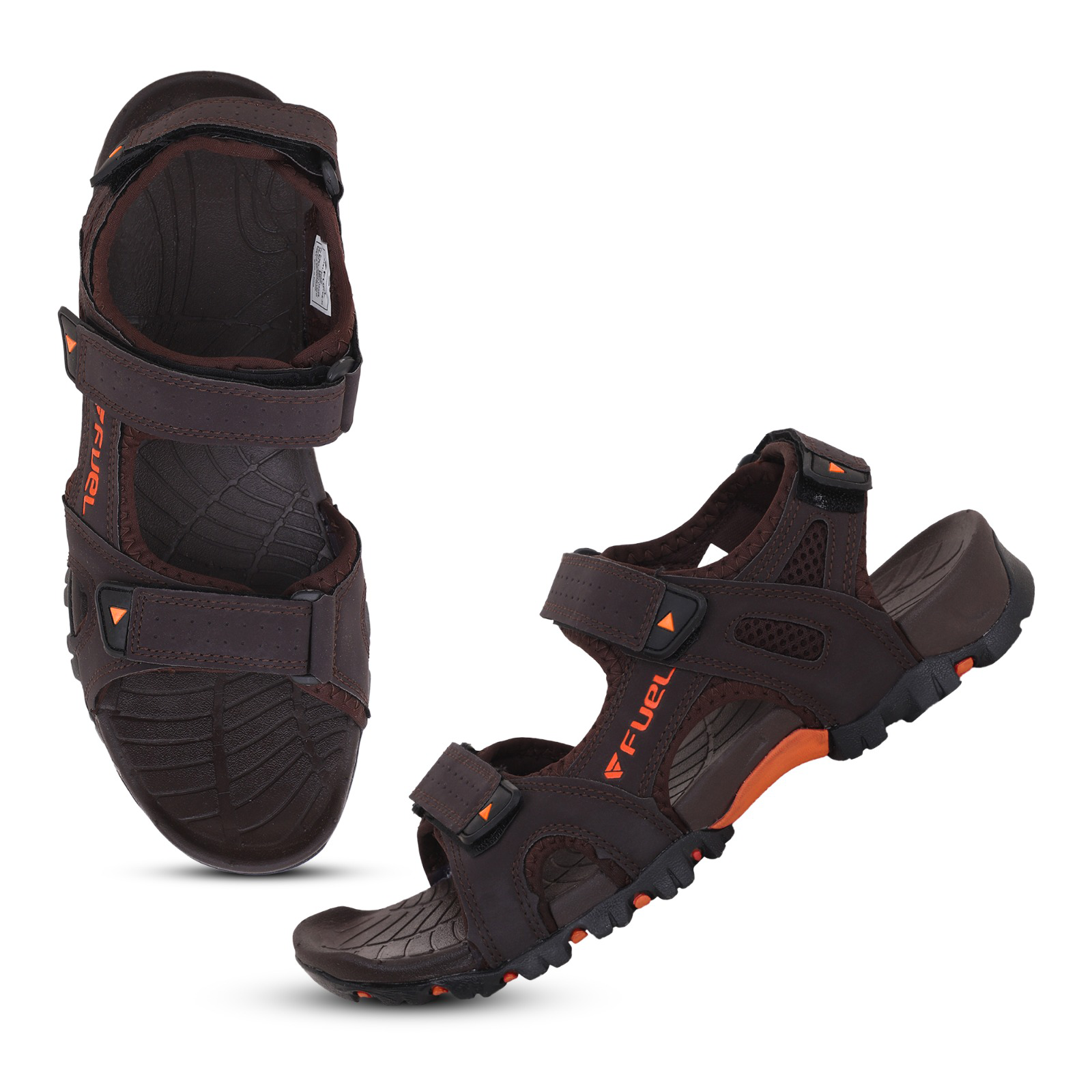 FUEL Timberland-04 Comfortable Casual Sandals for Men (Brown)
