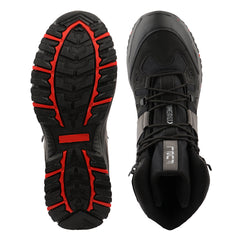 FUEL Force Lightweight & Comfort Shock-Absorbing Sole of Secure Lace-Up Fit Shoes for Men's (Black)