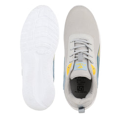 FUEL Rainbow Comfortable and light-weight Sports Shoes For Men (Grey)
