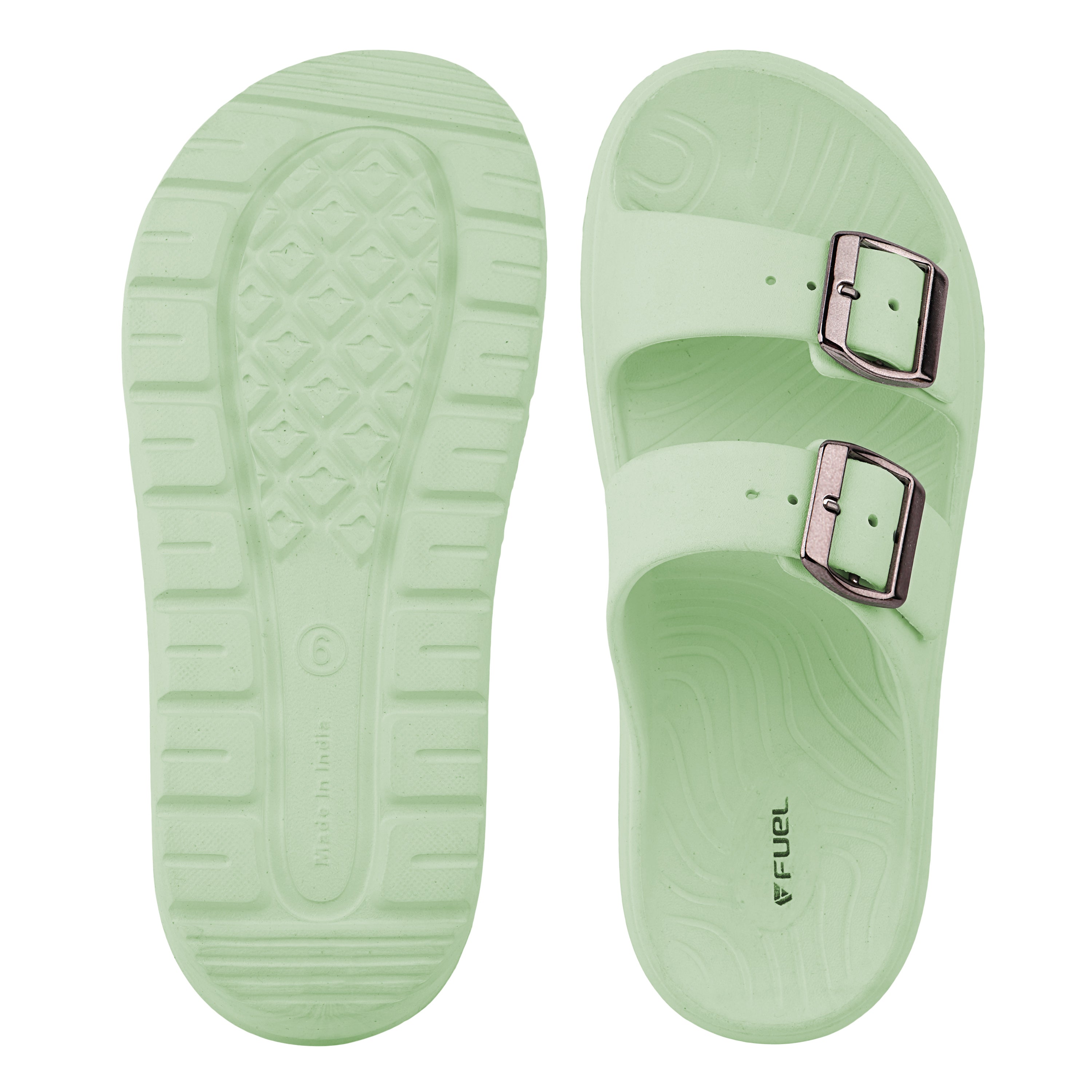 FUEL Florida Lightweight and Comfortable with Soft Cushioned Footbed & Slip-On Design for Women's (Mint)
