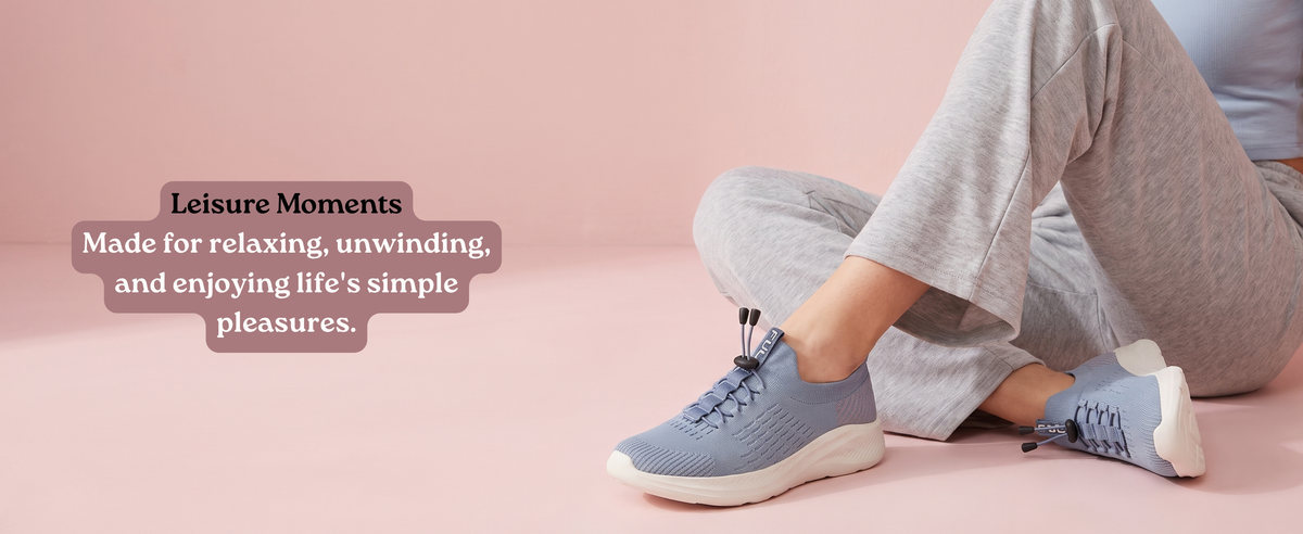 FUEL Lacy Breathable & Cushioned Footbed Running & Walking Lace-Up Women's Sports Shoes (Blue)