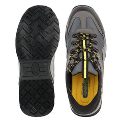 FUEL Futurix Breathable Mesh and Anti-Slip EVA+Rubber Sole with Composite Toe Protection of Industrial Work Safety Shoes for Men's (Grey)