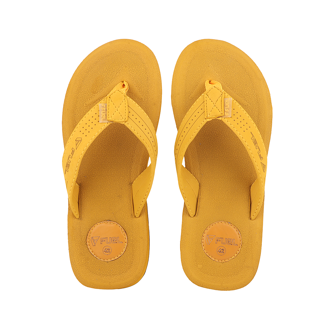 FUEL Men's Slippers, Flip Flops For Men (FMS-01) MUSTARD