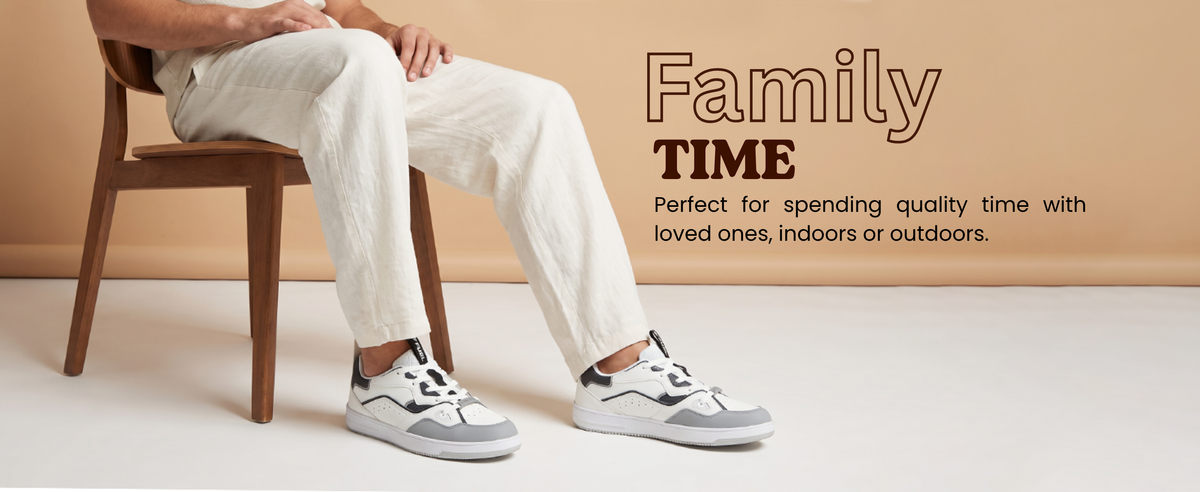 FUEL Nava-02 Sneakers for Men with Style & Comfort  (Grey-White)