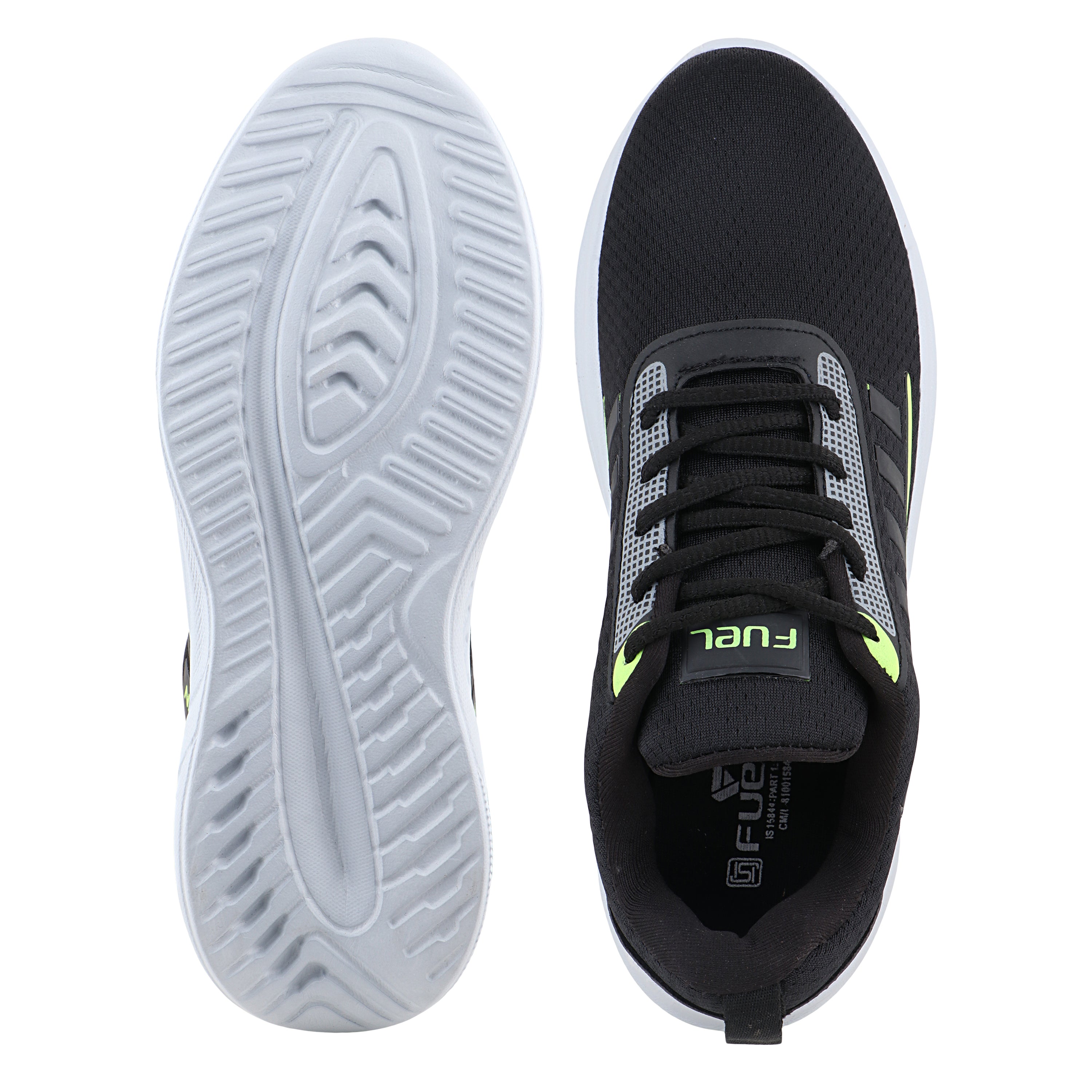 FUEL Boss Comfortable and light-weight Sports Shoes For Men (Black)
