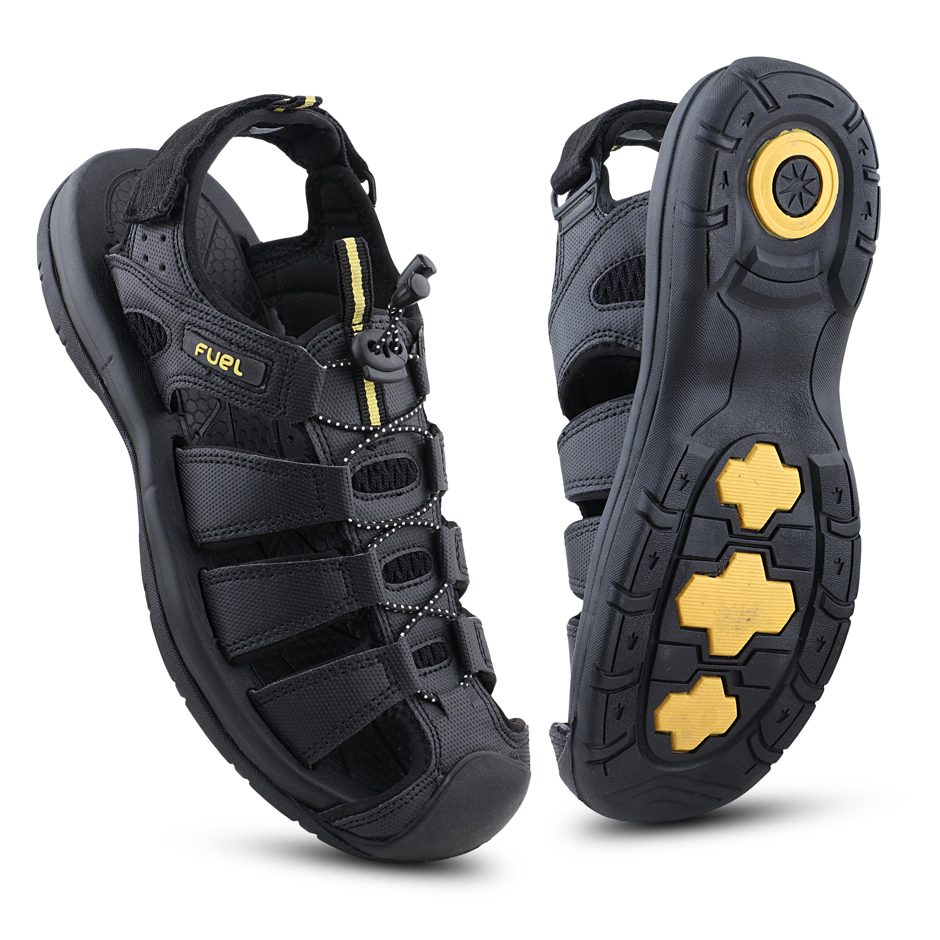 Fuel Comando Men's Lightweight & Comfortable Sandals – Daily Wear Slip-Resistant Footwear