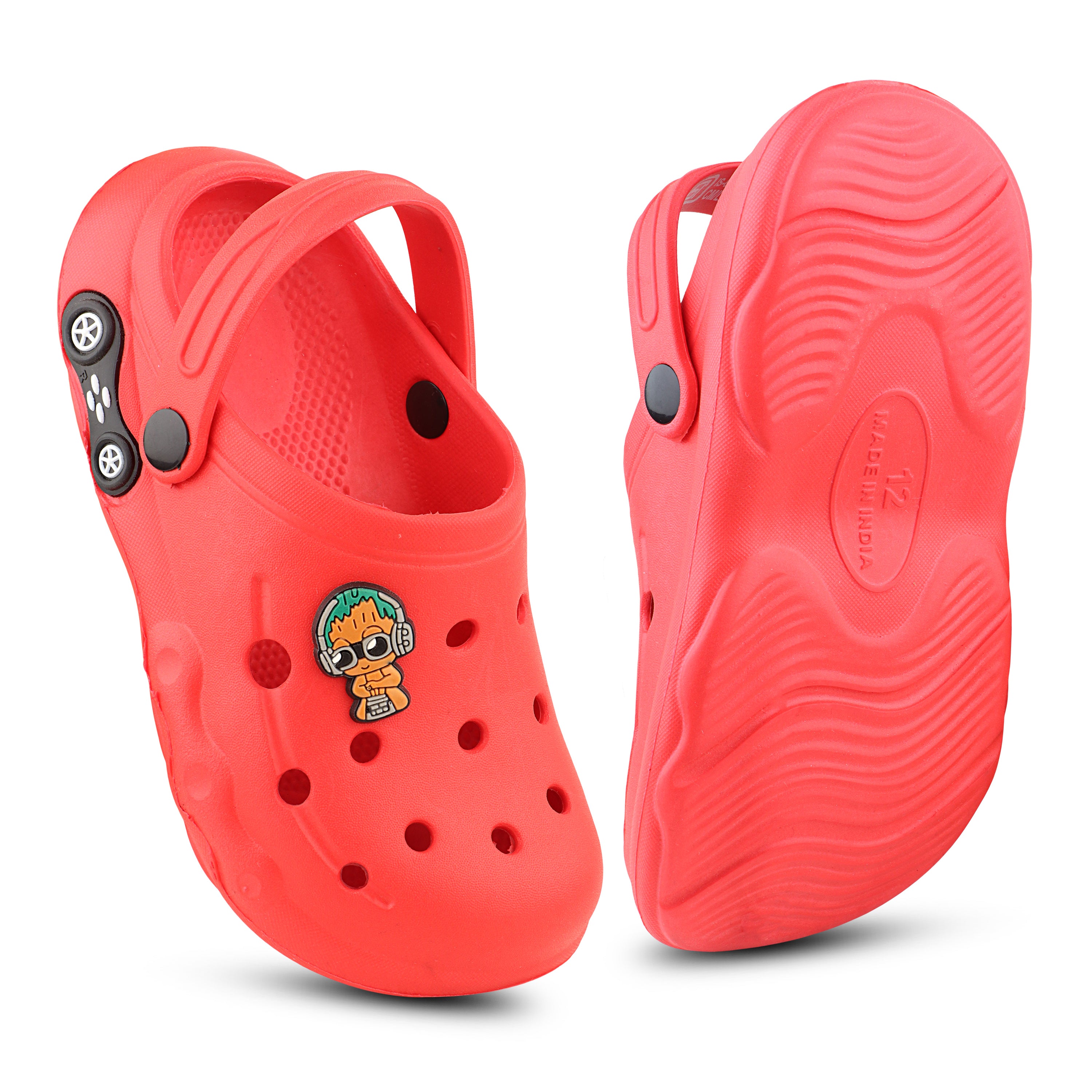 FUEL Breeze Dailywear Comfortable, Lightweight Anti Skid Clogs for Kids