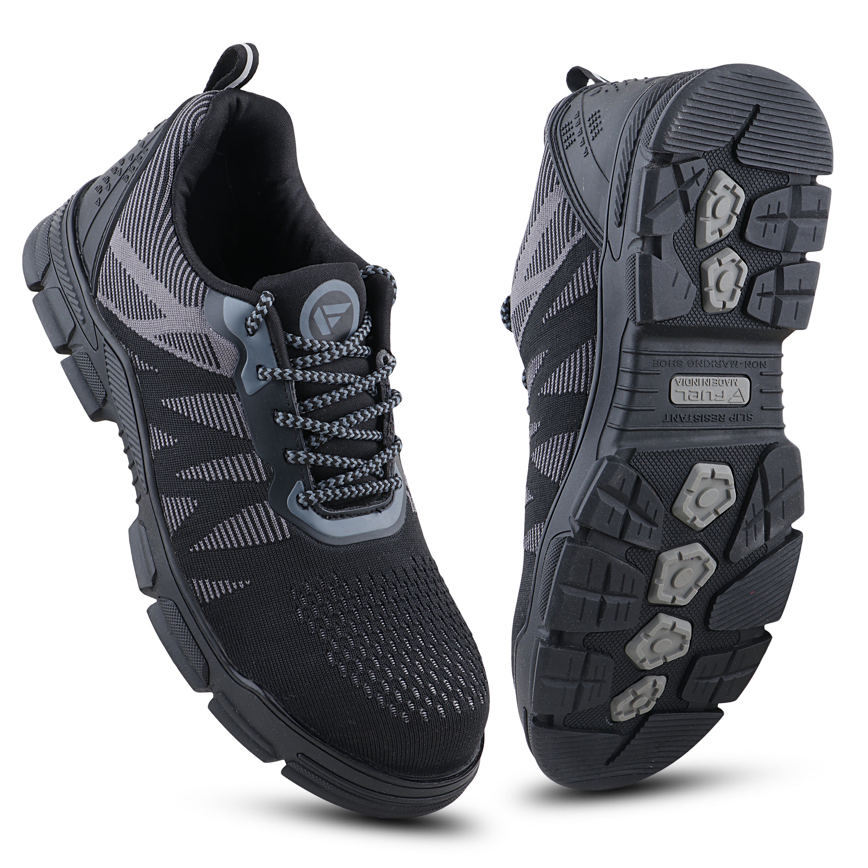 FUEL Reevon-02 Lightweight Safety Shoes with Knitted Fabric Upper, Kevlar Insole & Non-Metallic Toe Cap (200J)