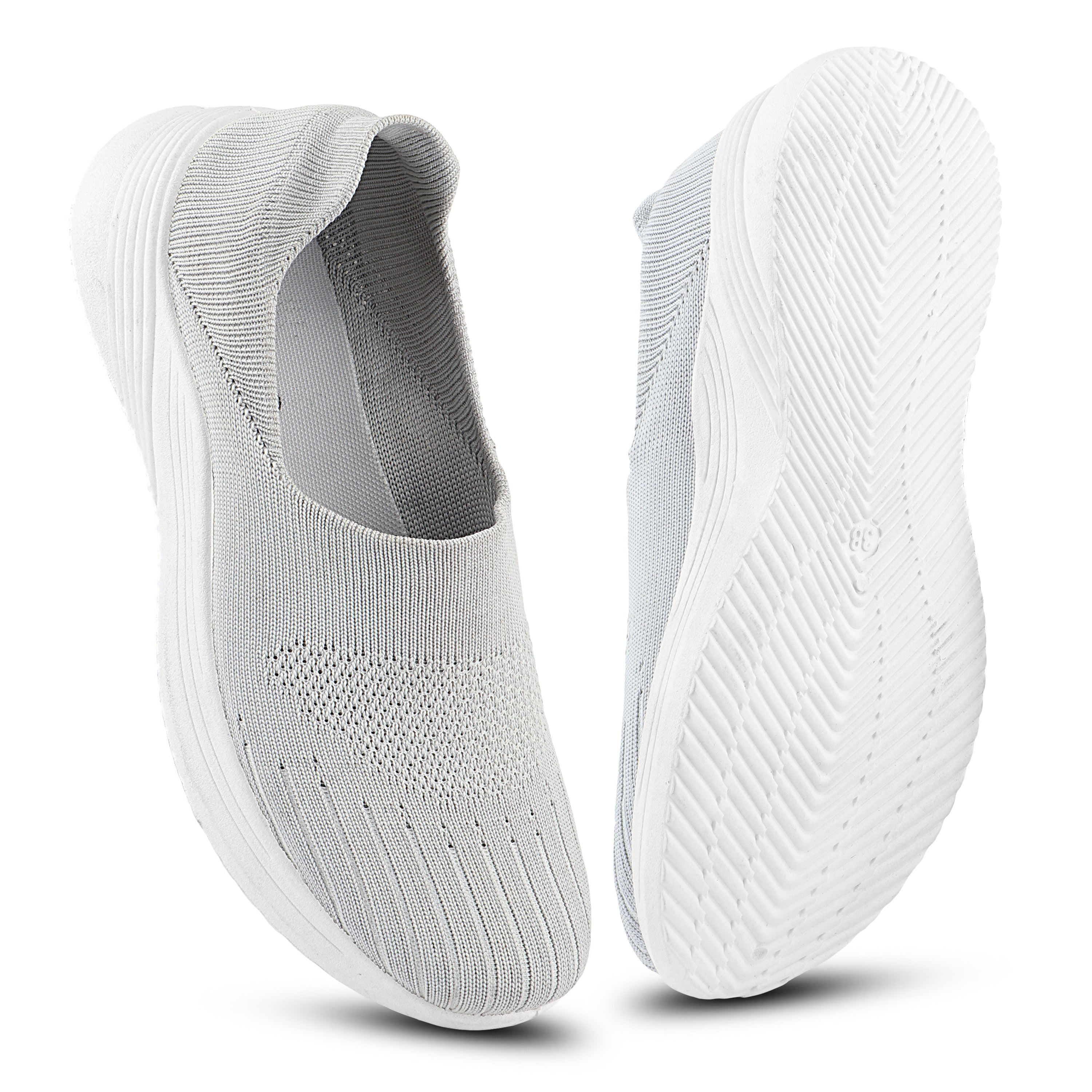 FUEL Drive Anti-Skid Slip-on Sports Shoes for Women (Grey)