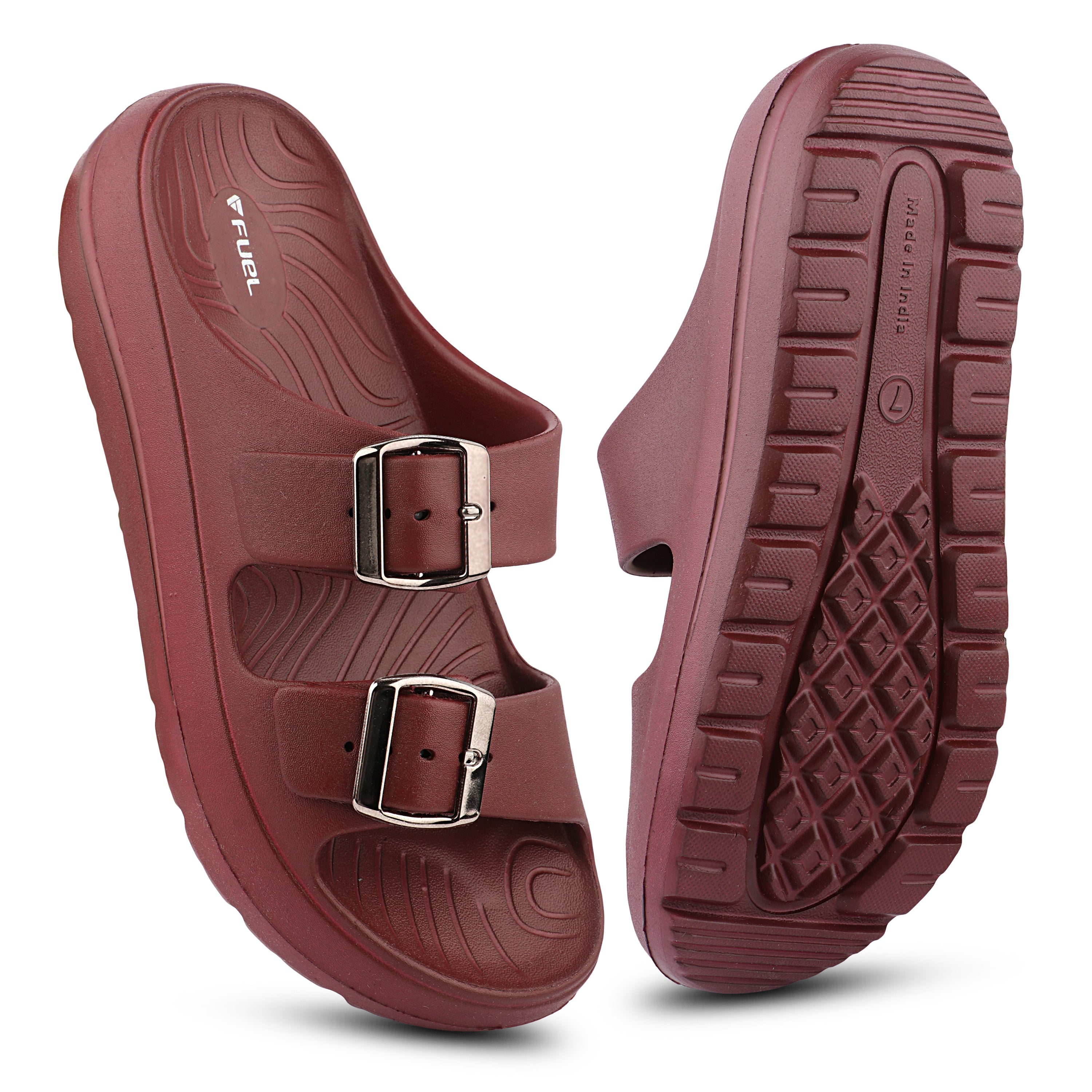 FUEL Florida Lightweight and Comfortable with Soft Cushioned Footbed & Slip-On Design for Women's (Mehroon)