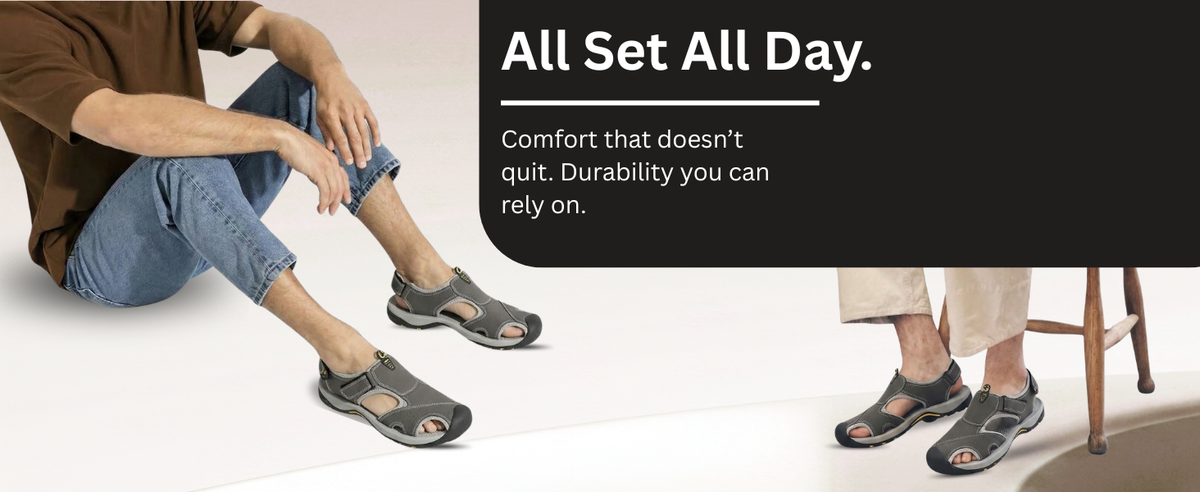 FUEL Soldier-04 Fisherman Sandals for Men (Grey)