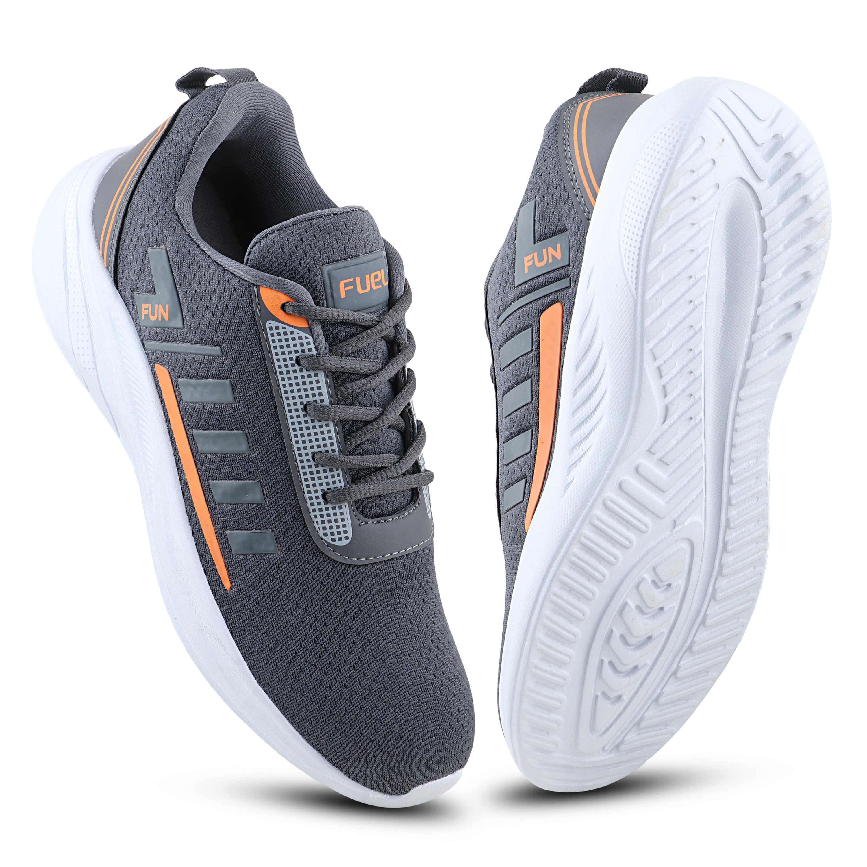 FUEL Boss Comfortable and light-weight Sports Shoes For Men (Grey)