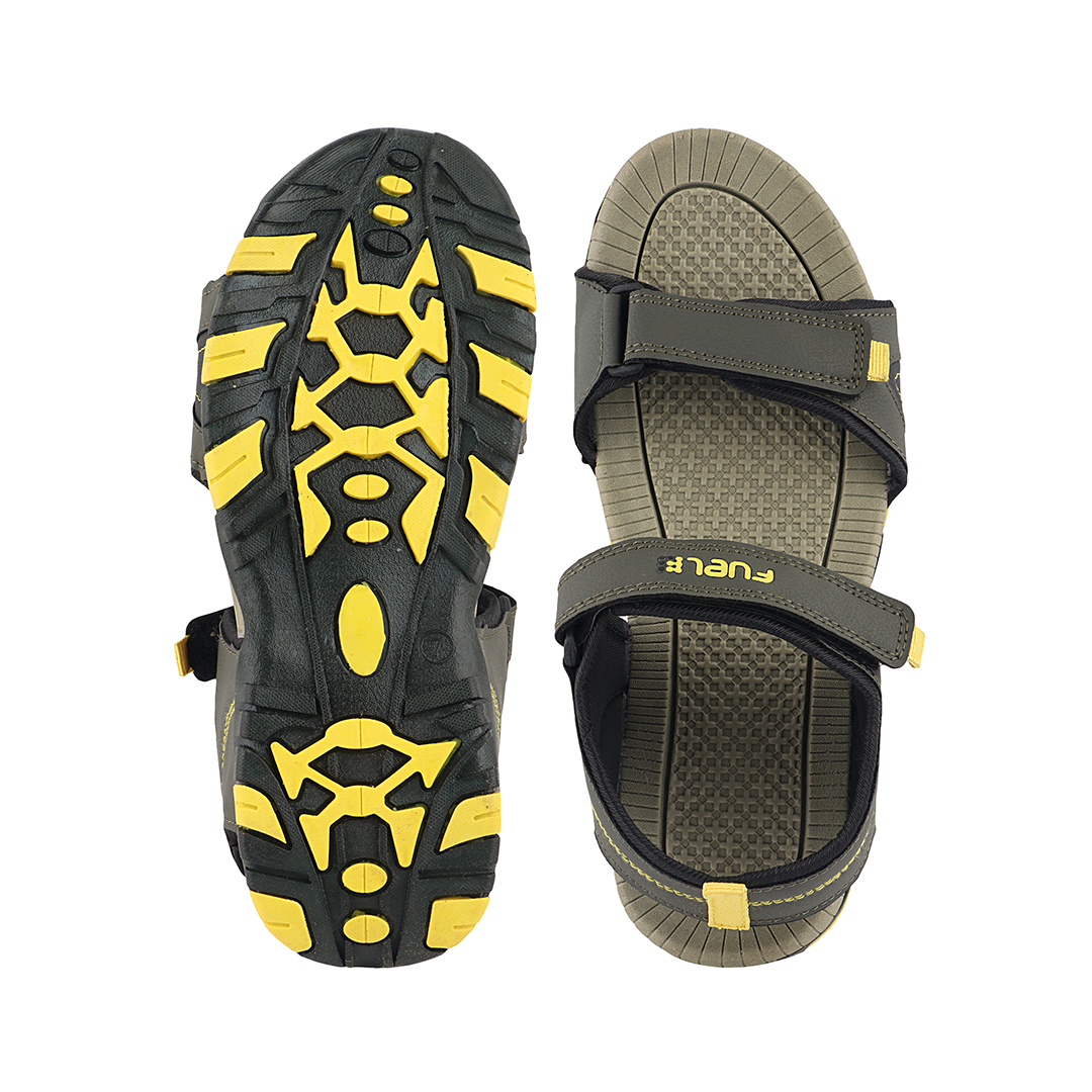 Fuel Austin-03 Sandals For Men's (Olive-yellow)