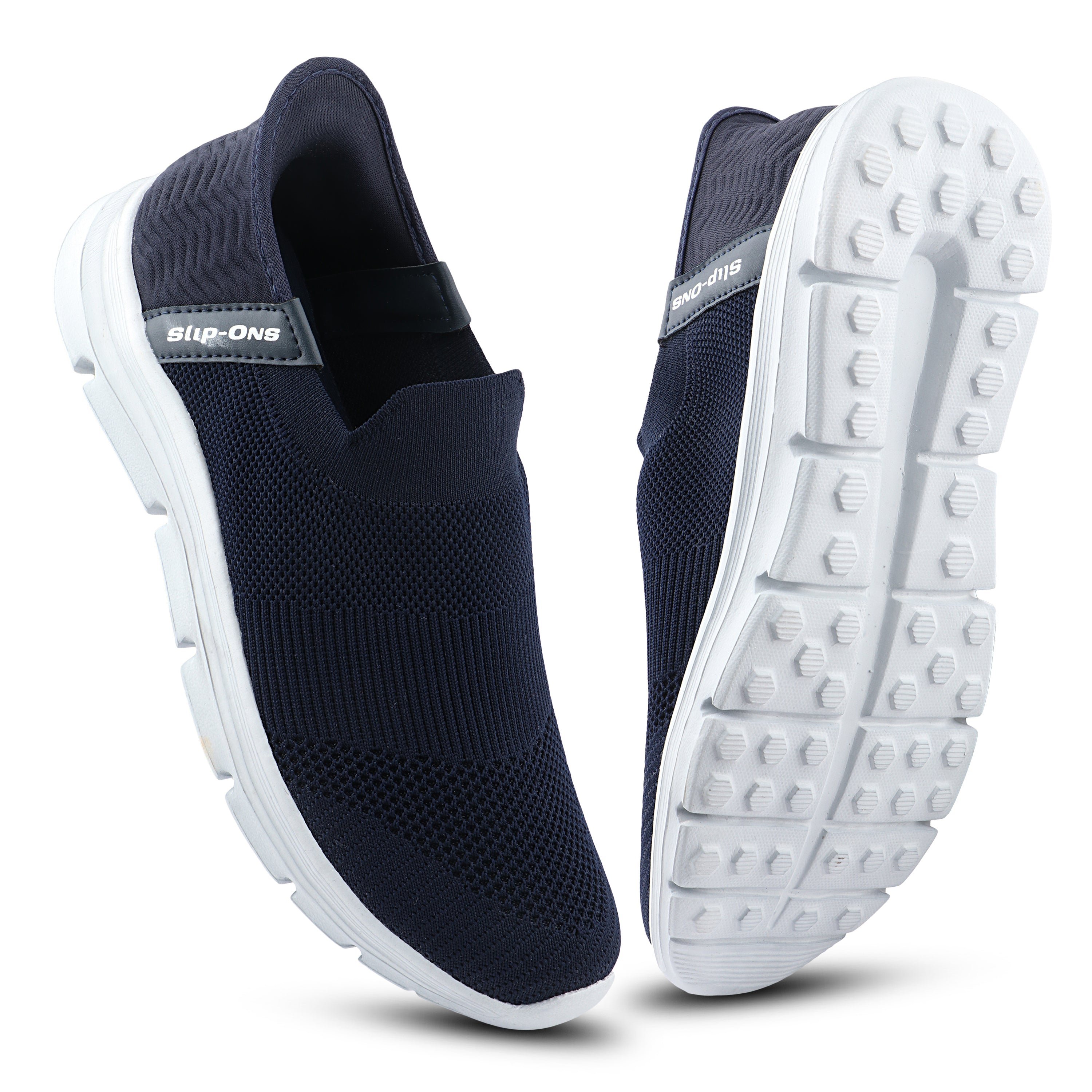 FUEL Flow Casual & Soft Cushioned Footbed Slip-On Sports Shoes For Men's (Navy)