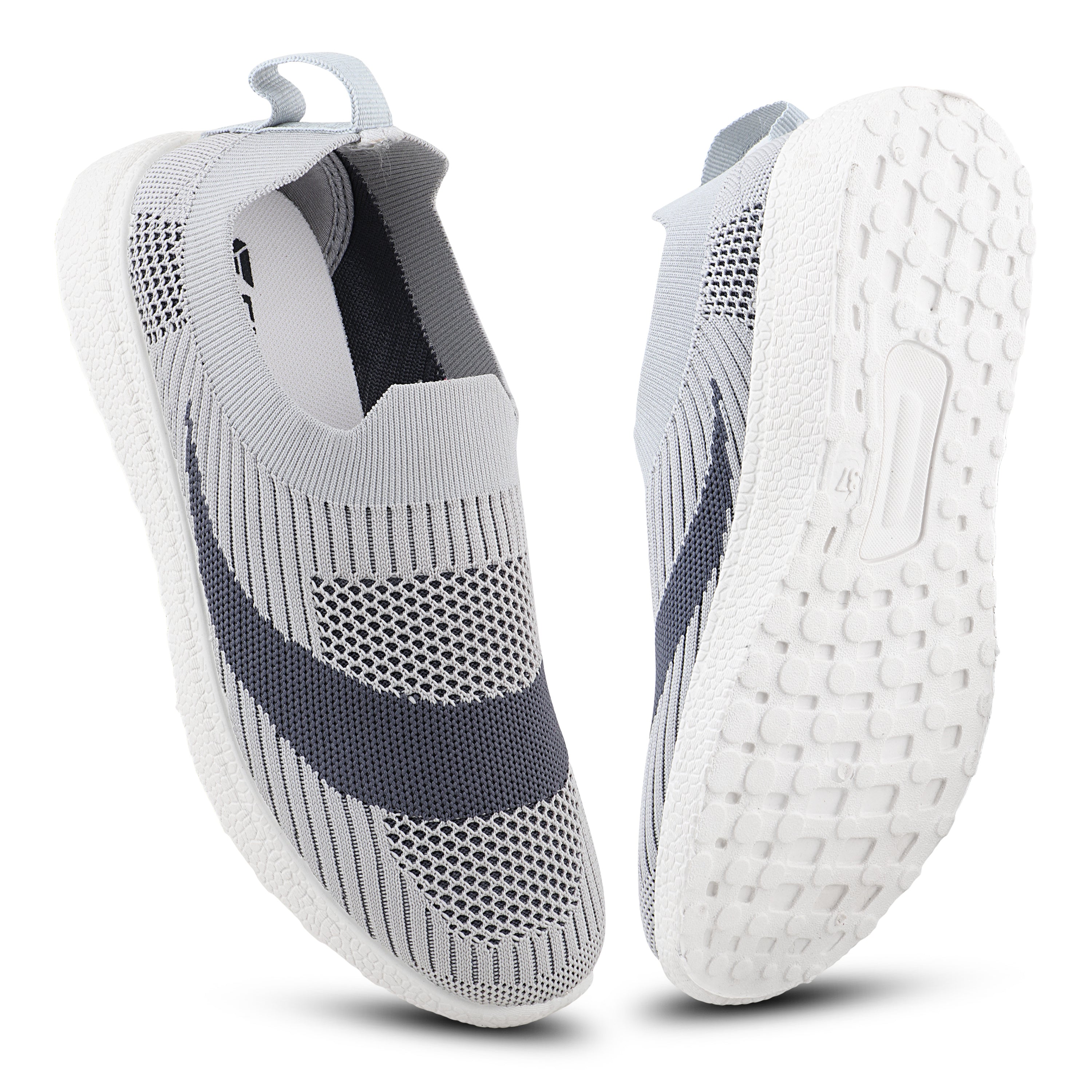 FUEL Wanda Lightweight  | Breathable & Stylish Slip-On Casual Shoes for Women (GREY)