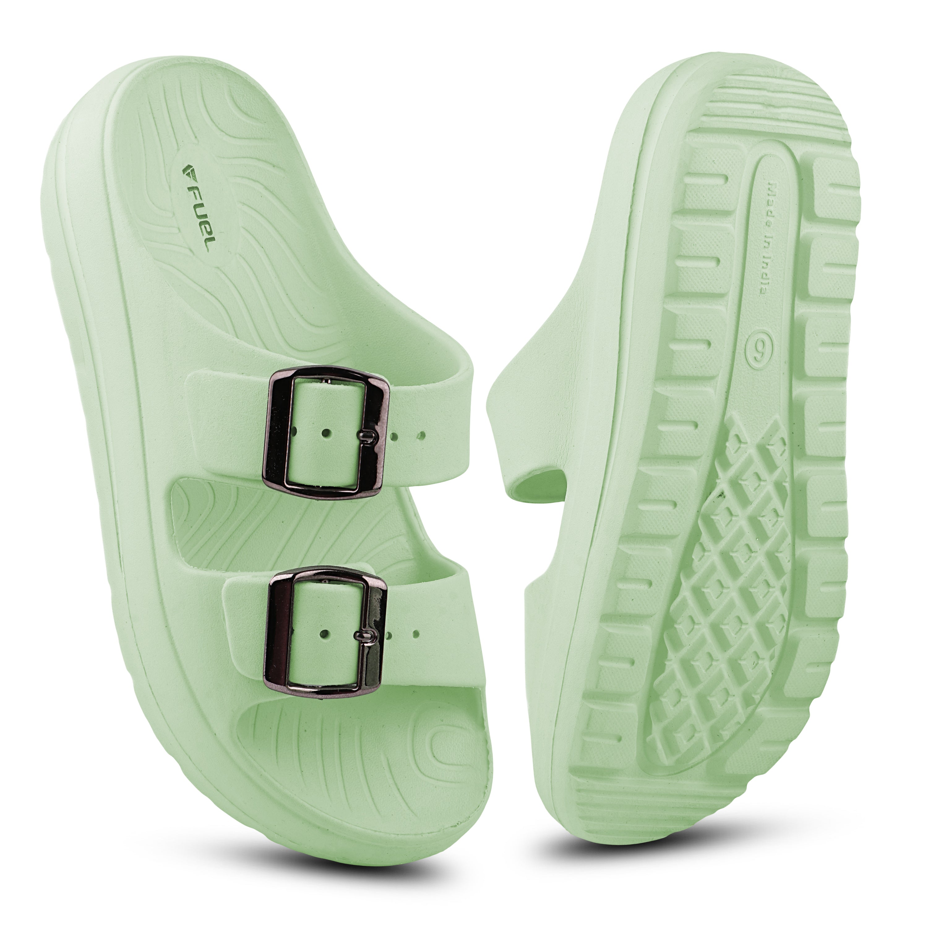 FUEL Florida Lightweight and Comfortable with Soft Cushioned Footbed & Slip-On Design for Women's (Mint)