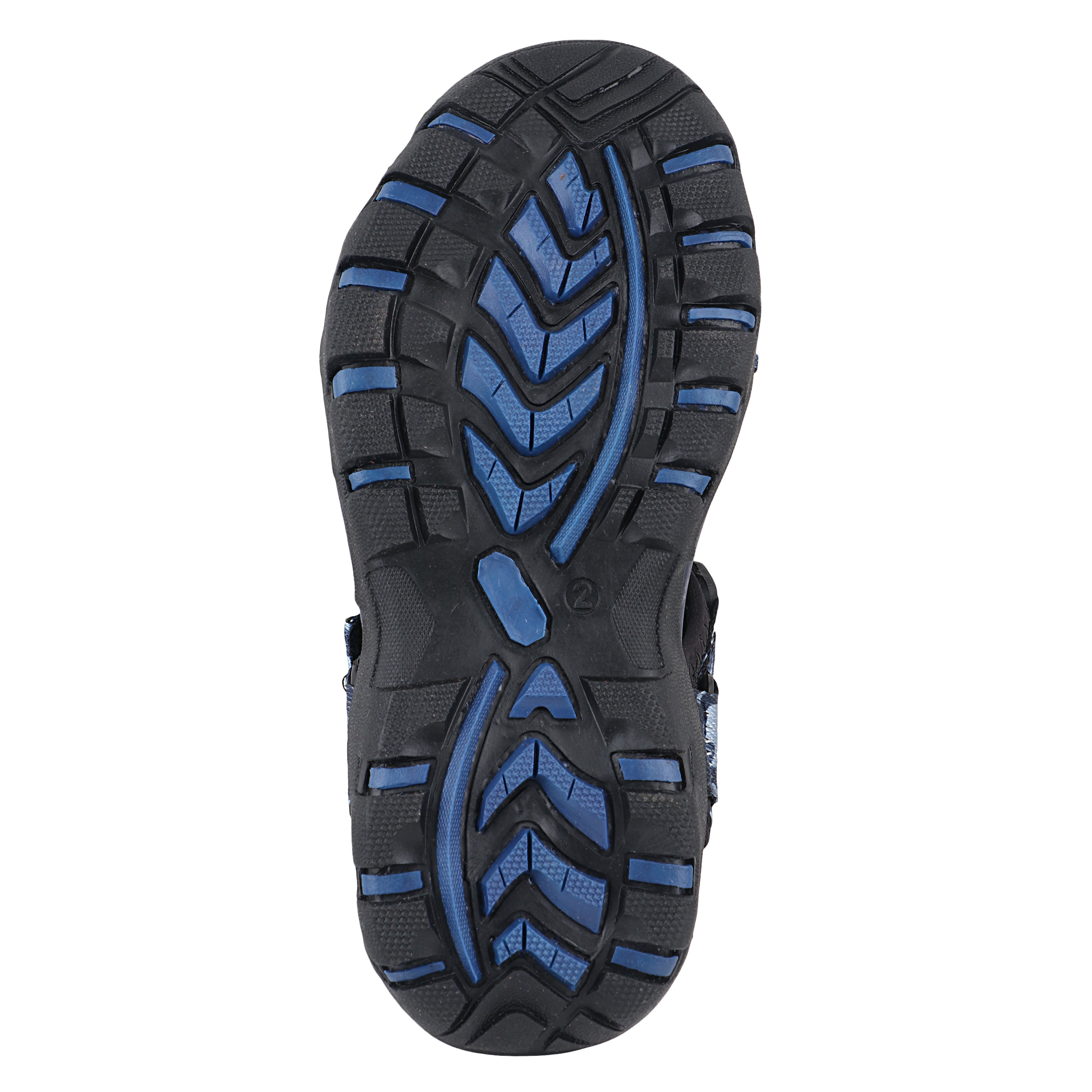 Fuel Harry Sandal For 4 to 10 Year Kids (Black & R. BLUE)