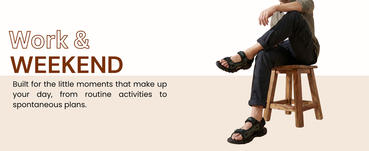 FUEL Punch-03 Comfortable & Trendy Casual Sports Sandals for Men (Olive)