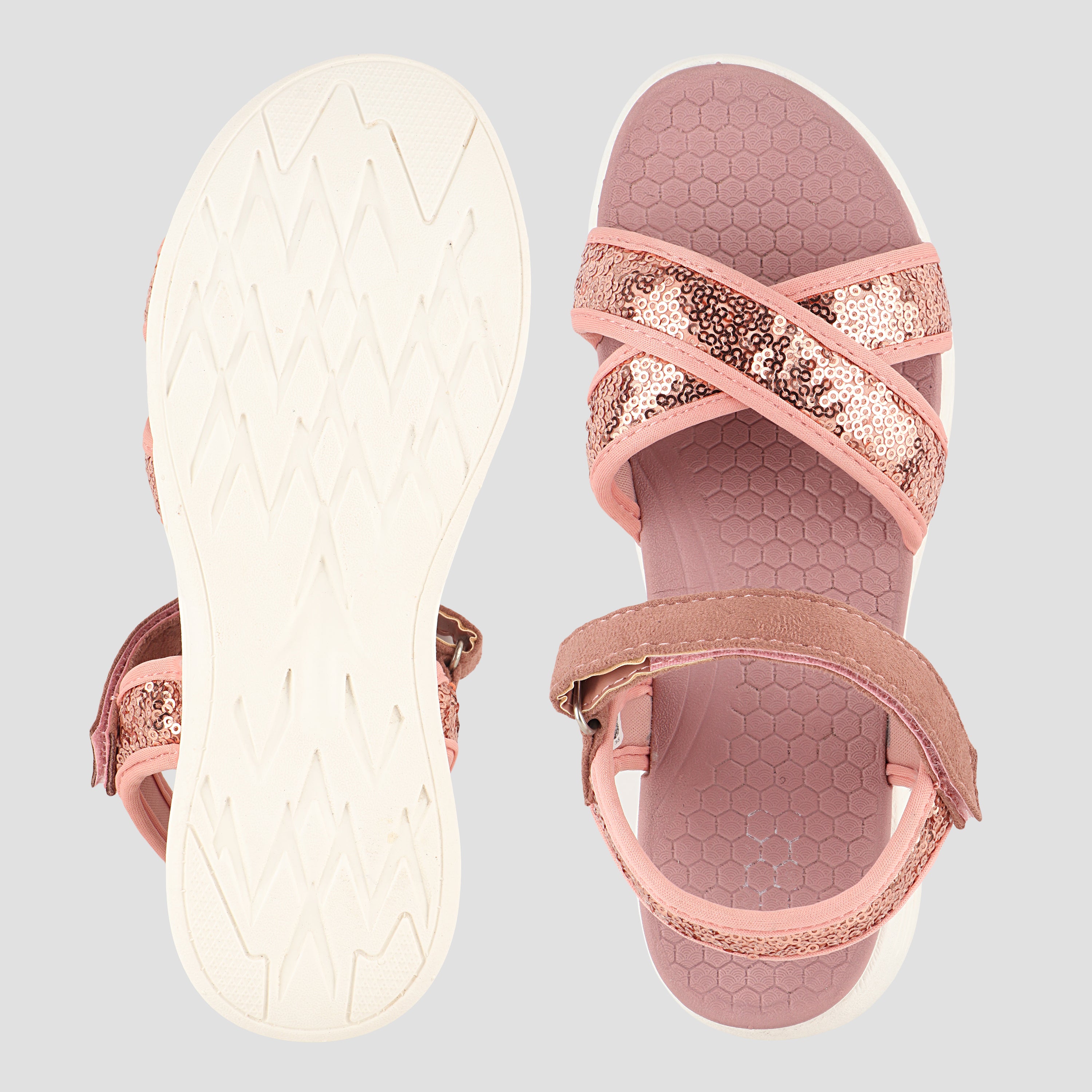 FUEL fashion Sandal for Women (Pink)