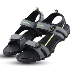 FUEL Punch-04 Trendy & Comfortable with Soft Cushioned Insole Sports Sandals for Men (Grey)