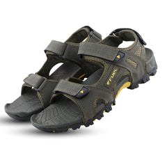 FUEL TimberLand-04 Comfortable Versatile Sporty Casual Sandals for Men (Olive-Yellow)