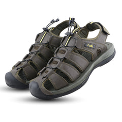FUEL Comando Men’s Fisherman Sandals – Comfortable, Breathable & Flexible Outdoor Sandals with Protective Toe