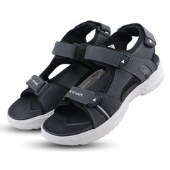 FUEL Combat-06 Chunky Comfortable and Flexible Sole Sports Sandals for Men's (Grey)