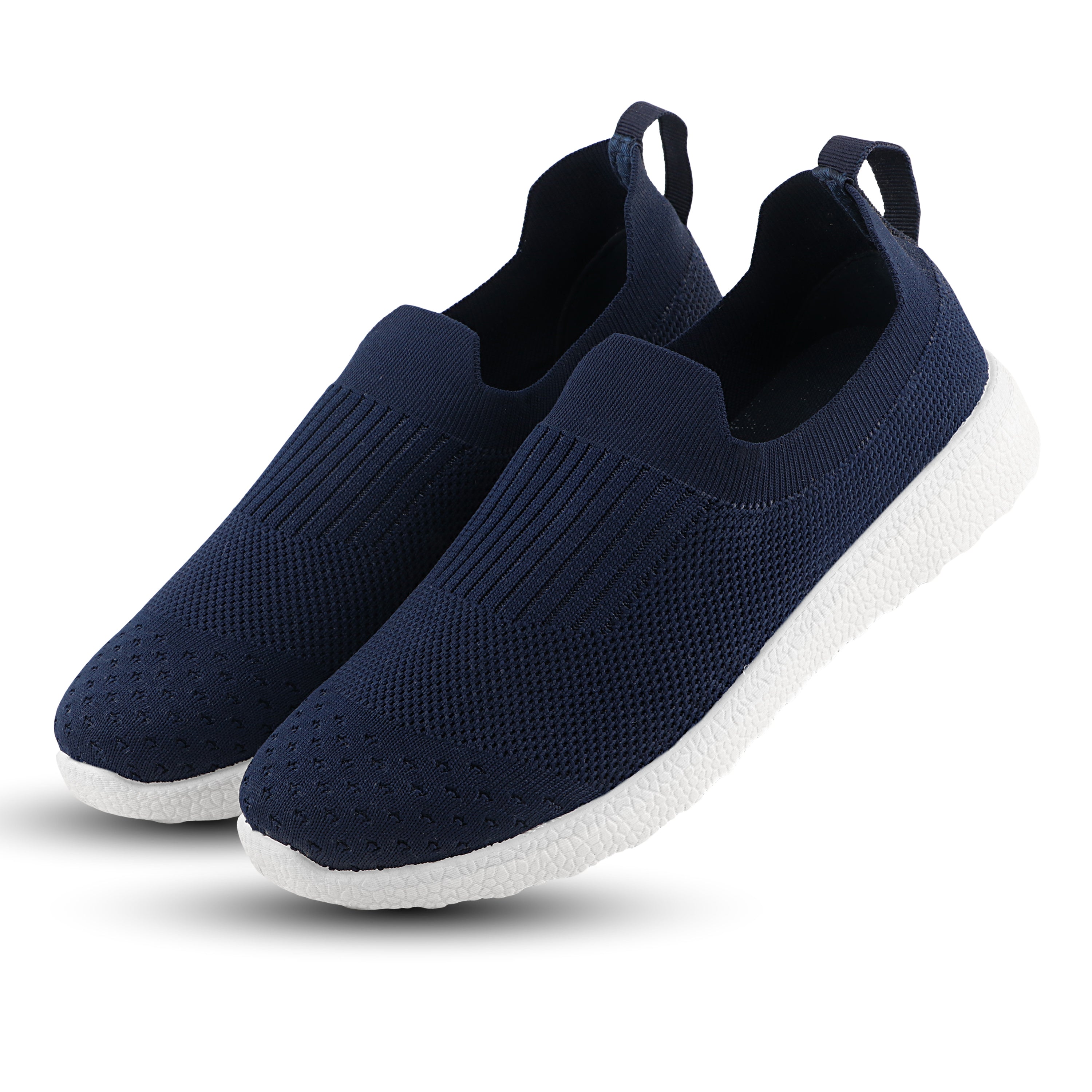 FUEL Florina Comfortable Slip-on Sports Shoes for Women (Navy)