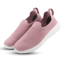 FUEL Florina Comfortable Slip-on Sports Shoes for Women (Peach)