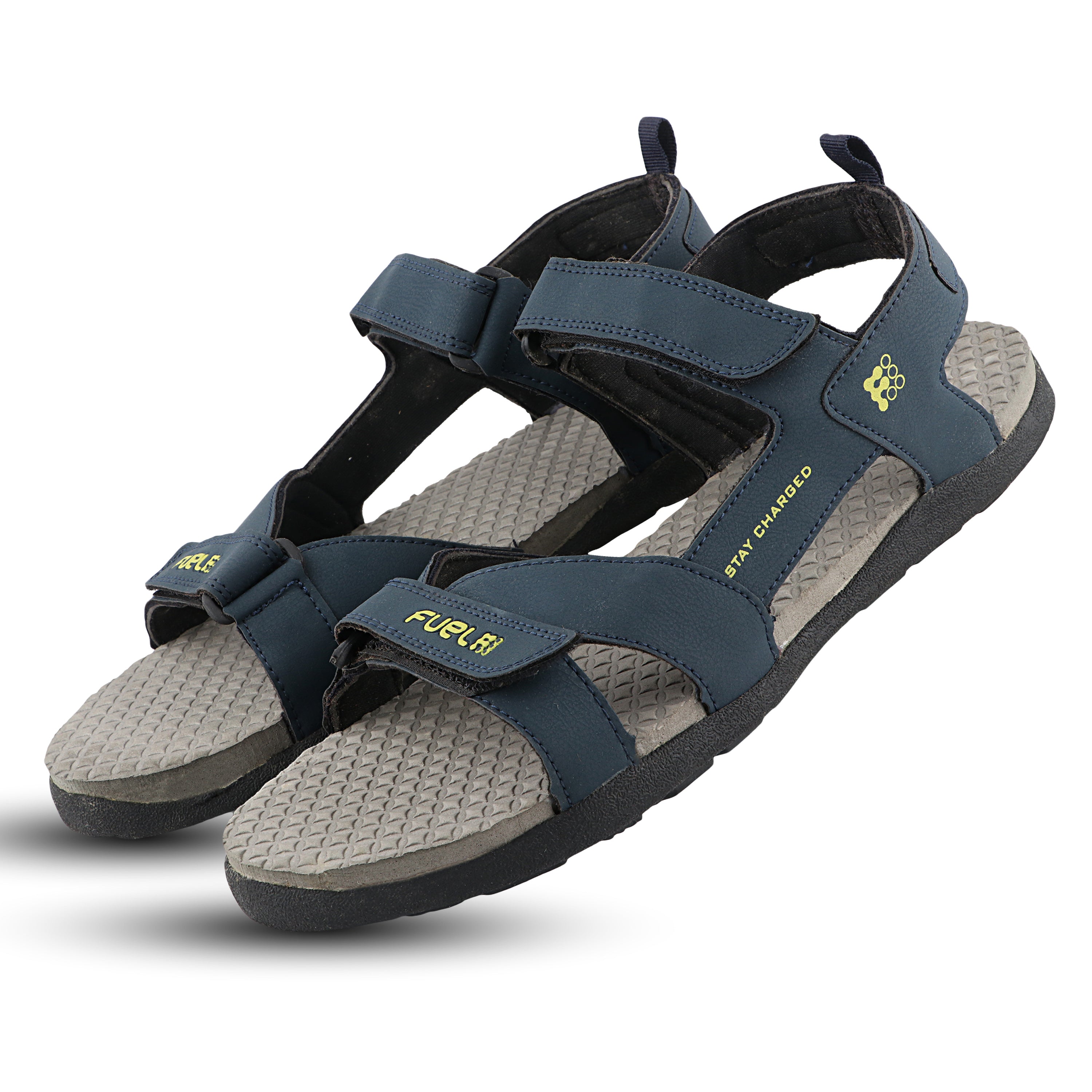 FUEL Roadster-02 Ultra Light-Weight Sports Sandals For Men (Navy)